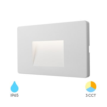 BRAYTRON VEKTA B stenska svetilka LED 3W CCT IP65 bela