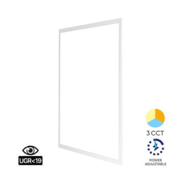 BRAYTRON BP27 vgradni panel LED 60x60 UGR 28-40W 3000/4000/6500K kvadraten bel