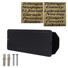 Rottner predal za časopise PESCARA, črn