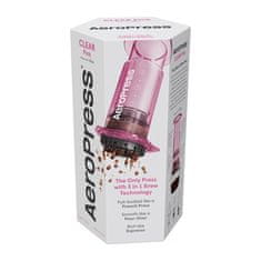 Aeropress Pripomoček za pripravo kave CLEAR pink