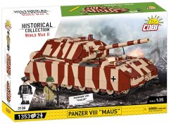 Cobi 3138 II. svetovna vojna Panzer VIII MAUS, 1:35, 1353 k, 2 f