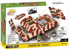 Cobi 3138 II. svetovna vojna Panzer VIII MAUS, 1:35, 1353 k, 2 f