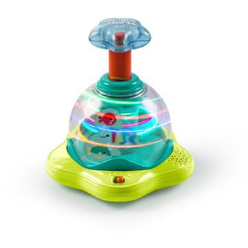 Bright Starts Glasbena svetleča igrača Press&amp;Glow Spinner 6m+