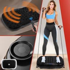 LIVEFY Fit Plate vibracijska plošča za vadbo, rdeča