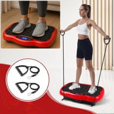 LIVEFY Fit Plate vibracijska plošča za vadbo, črna