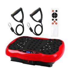 LIVEFY Fit Plate vibracijska plošča za vadbo, rdeča