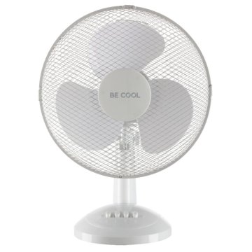 Be Cool namizni ventilator 30 cm BC12TF bele barve