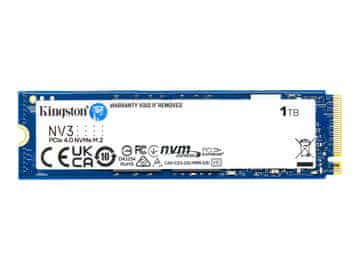 Kingston SSD 1TB M.2 80mm PCI-e 4.0 x4 NVMe, NV3 (SNV3S/1000G)