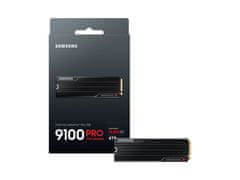 Samsung SSD 4TB M.2 80mm PCI-e 5.0 x4 NVMe 2.0, V-NAND TLC, 9100 PRO HeatSink (MZ-VAP4T0CW)