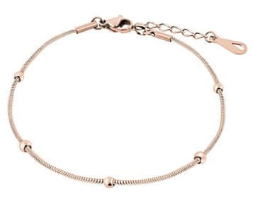 Troli Pozlačena verižica za gleženj s Hadek kroglicami