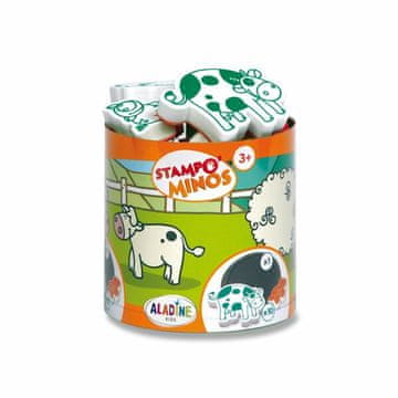 Aladine Znamke Stampo Minos - Domače živali, 10 kosov