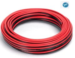 Aigostar Žica 2×0,75 črno/rdeča 5m