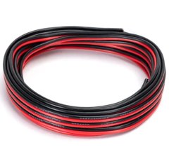 Aigostar Žica 2×0,75 črno/rdeča 10m