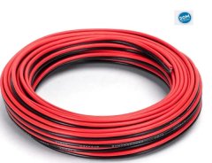 Aigostar Žica 2×0,75 črno/rdeča 20m