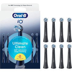 Oral-B Nadomestne glave iO Ultimate Clean, 8 kosov, črne