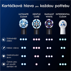 Oral-B Nadomestne glave iO Ultimate Clean, 8 kosov, črne