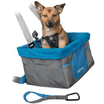 Kurgo Kurgo Heather Booster Seat Avtosedež sivo-modre barve