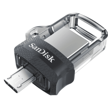 SanDisk 64GB Ultra Dual Drive m3.0 micro-USB/USB 3.0 USB ključ