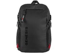 Genesis Pallad 420 2v1 univerzalni nahrbtnik, 18 L, 6 žepov, vodoodporen, Trolley sistem, črn