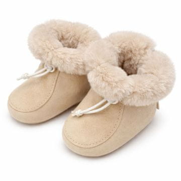 Copa cop zimski škorenjčki za dojenčke iz naravnega ovčjega krzna