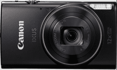 Canon IXUS 285 HS A kamera, 20.2 MP, 12x Zoom, Wi-Fi/NFC, Full HD, črni (7281C007AA)