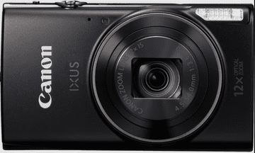 Canon IXUS 285 HS A kamera, 20.2 MP, 12x Zoom, Wi-Fi/NFC, Full HD, črni (7281C007AA)