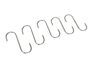 Mesarski kavelj 8x5,0cm, premer 4mm iz nerjavečega jekla (5 kosov)