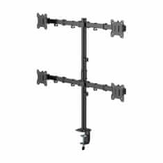 S-box namizni nosilec za 4x monitor LCD-352/4-3 črn