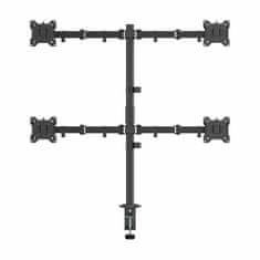 S-box namizni nosilec za 4x monitor LCD-352/4-3 črn