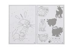 Akim barvna stran A4 Krtek se igra