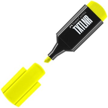 Označevalnik Faber-Castell Short TXTLNR - rumen