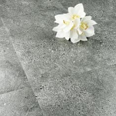 Nikcorp Samolepilne vinilne talne plošče PVC, imitacija granita, siva barva, vodoodporne, 30x30 cm, komplet 15 kosov (1,35 m2)