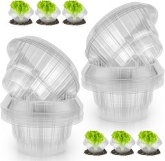 Nikcorp Ovratnik proti polžem, zaščitna ograja za rastline in sadike, mehanska bariera, UV odporna plastika, 15 kosov, 23 x 12 cm