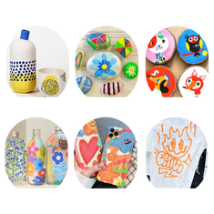 Nikcorp Akrilni flomastri markerji set 36 barv, dvostranski, za kamne, les in steklo, tanka in okrogla konica, hitrosušeči, 1-5 mm