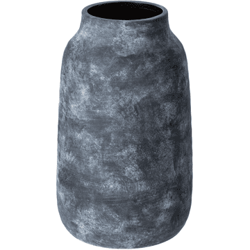 Nikcorp Keramična vaza za rože, rstična dekorativna vaza, mornarsko modra, višina 28 cm, moderna keramika za dom in dekoracijo stila