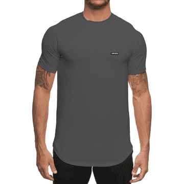 Nikcorp Moška športna majica za trening, kompresijska, bombažna, muscle fit, za fitnes in tek, siva, velikost M