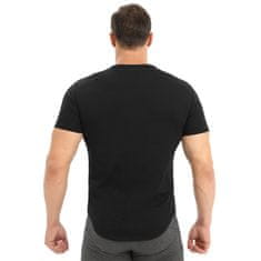 Nikcorp Moška športna majica za trening, kompresijska bombažna majica za fitnes in tek, muscle fit, črna, velikost M