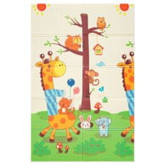 ABC CONNECT Obojstranná skladacia podložka 120x180x0,8 Zvieratá Žirafy 9001