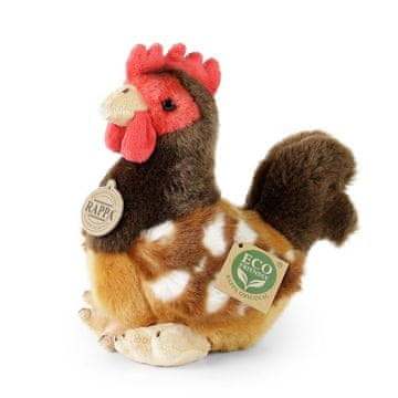 Rappa plišasta kokoš 18 cm EKOLOŠKO PRIJAZNO