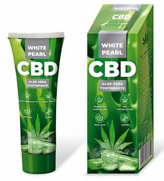 Belilna zobna pasta CBD Aloe Vera (belilna zobna pasta) 75 ml