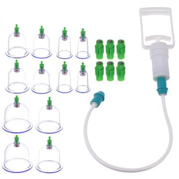 LIVEFY Cupping Therapy vakuumske ventuze 12 kos