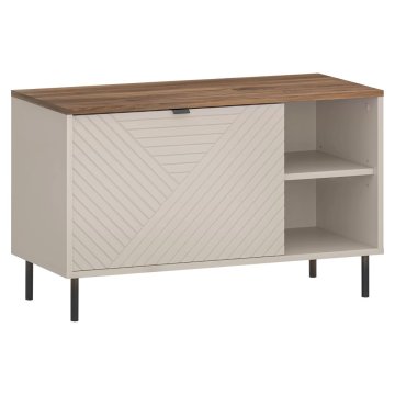 KONDELA Omara za čevlje Eyco 1K - kašmir / hrast castello