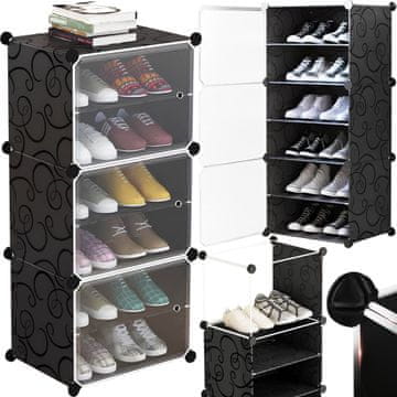 Dexxer Modularna omarica za čevlje organizator obutve 6 polic