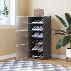 Dexxer Modularna omarica za čevlje organizator obutve 6 polic