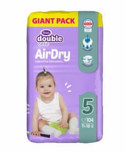  Violeta Giant Pack Air Dry plenice, Junior 5, 11-18 kg, 104/1   