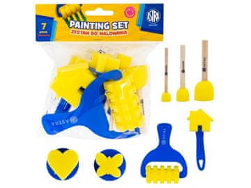 Astra Gobice in valjčki za barvanje za otroke - komplet 7 kosov Astra, 315024004