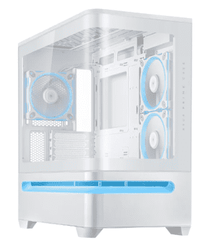 ASUS Prime AP202 ARGB računalniško ohišje, mATX, beli (90DC00P3-B19000)