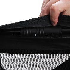 Songmics Transportni boks za pse, 91x63x63 cm, črna