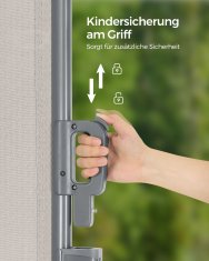 Songmics Stranska tenda, 200x350 cm, bež