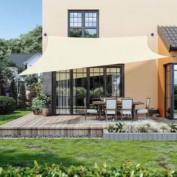 Songmics Senca jadro 3x5 m rumena